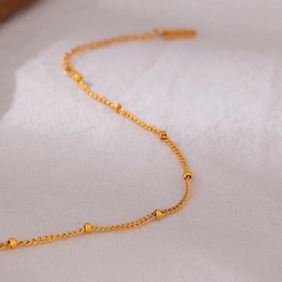 LAST ONE💚18K gold plated malachite necklace - Picture 5 of 6